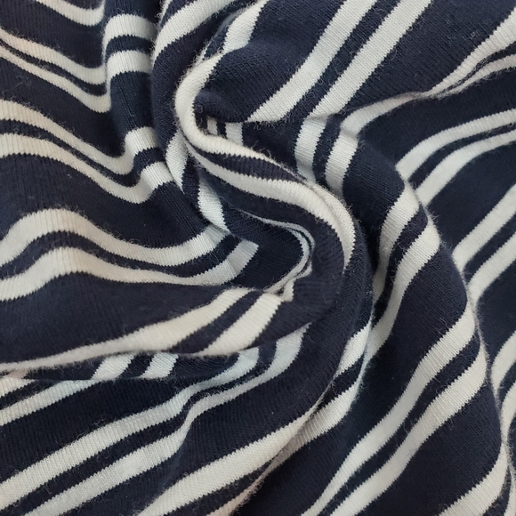 Superdry Bodycon Dress Striped Off the Shoulder Black White Women's Size Small - Picture 7 of 7